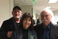 Jeff Silverman, Debra Lyn meet David Crosby in Nashville concert.
