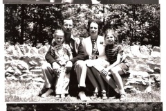 Nana Bec, Grandpa Ben with Mum and her Sister, LouAnn