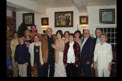 Family wedding picture at Shari Belafonte and Sam Behrens home -2004.