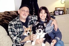 Jeff and Debra Lyn with Molly & Sara