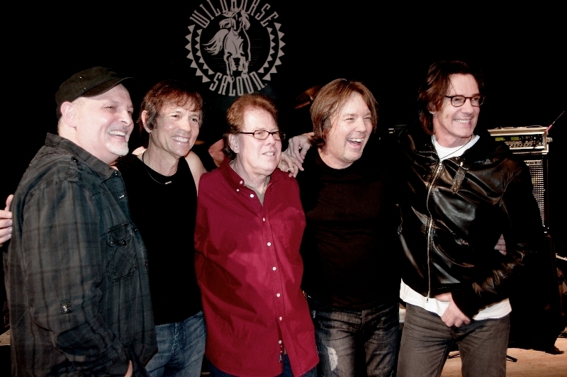 06 From left to right: Jeff Silverman, Robbie Levin, Gabe Katona,  Jack White and Rick Springfield during rehearsal.