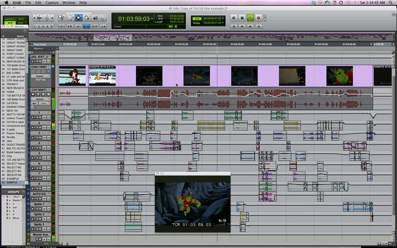 Chaotic ProTools Session-example