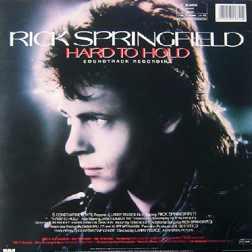 Rick Springfield-Hard To Hold-back cover