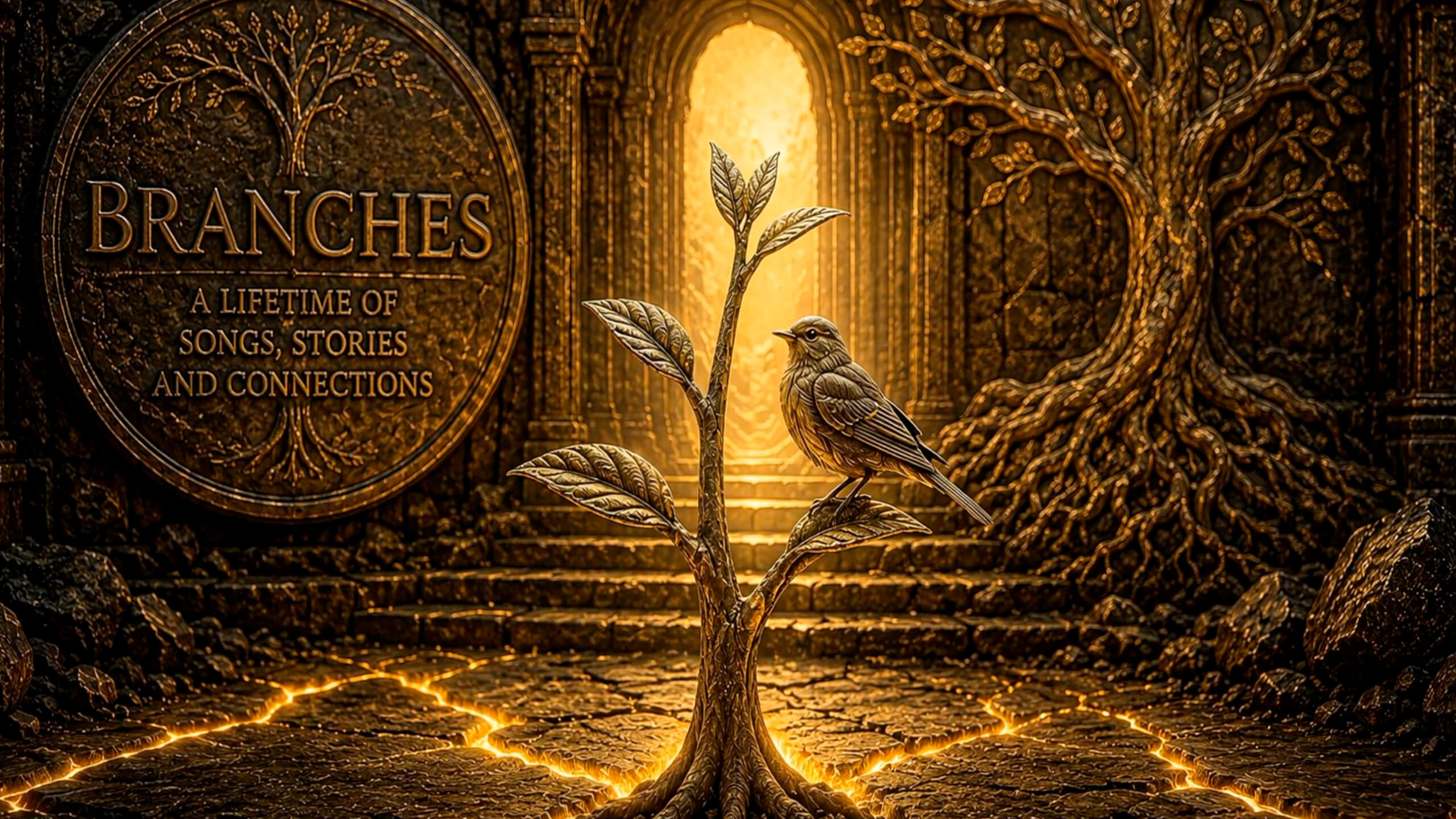 Jeff Silverman - Vault II - The Branches Series with Tree and Bird - Melodic Rock