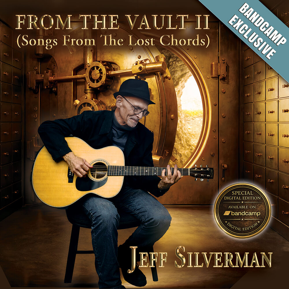 Cover artwork for the melodic rock album FROM THE VAULT II (Songs from The Lost Chords) by Jeff Silverman - Bandcamp Special Edition